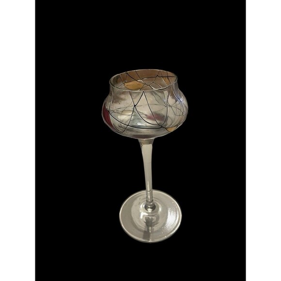 Partylite Mosaic Calypso Long Stemmed Tealight Candle Holder 1980s Retired - Picture 3 of 6